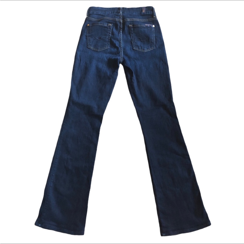 7 For All Mankind Kimmie Bootcut Dark Wash Stretch Jeans Size 26
